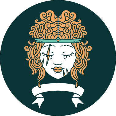 Bir insan tarafından çizilmiş barbar insan karakteri simgesi.