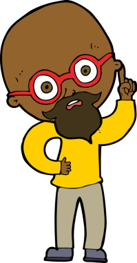 Bir insan tarafından çizilmiş yaşlı adam çizgi filmi.