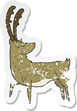 Bir insan tarafından çizilmiş erkeksi bir karikatürün gerilimli yapıştırması.