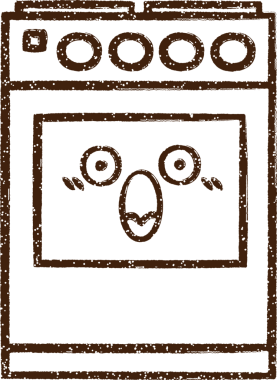 Bir insan tarafından çizilmiş fırın kömürü.