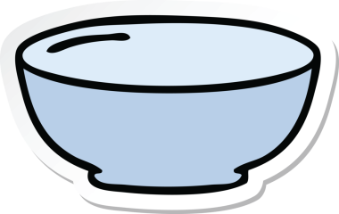 Bir insan tarafından çizilmiş garip bir el karikatürü etiketi.