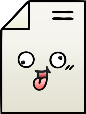 Bir insan tarafından çizilmiş kağıdın gölgeli karikatürü