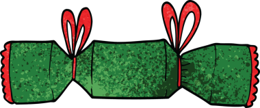 Bir insan tarafından çizilmiş karikatür krakeri.