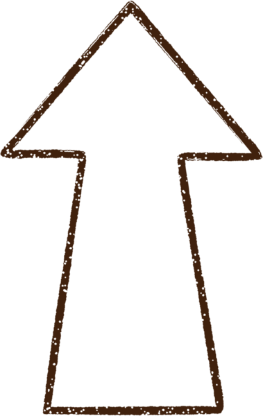 Bir insan tarafından çizilen ok karakalem çizimi