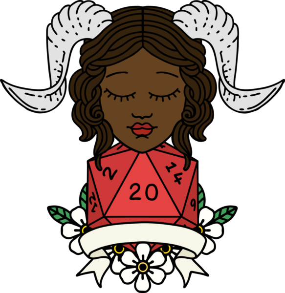 Retro Dövme Biçimi Bir insan tarafından çizilmiş doğal yirmi zar atışıyla düzenleme