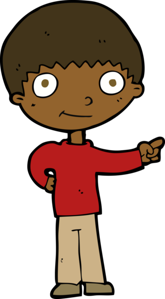 Bir insan tarafından çizilmiş mutlu çocuk çizgi filmi.