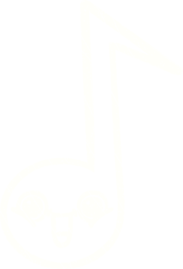 Bir insan tarafından çizilen Müzik Notu Tebeşiri