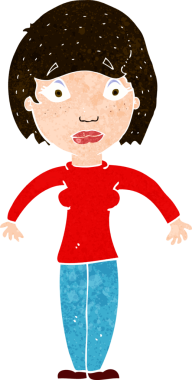 Bir insan tarafından çizilmiş bir karikatür.