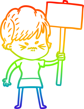 Bir insan tarafından çizilmiş karikatür çizimi.