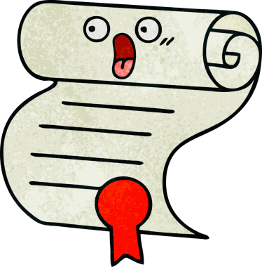 Bir insan tarafından çizilen kontratın retro grunge doku karikatürü