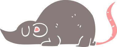 Bir insan tarafından çizilmiş karalama faresi.