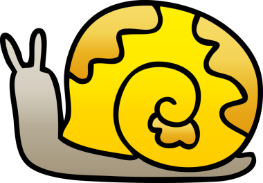 bir insan tarafından çizilmiş gölgelenmiş garip karikatür salyangozu