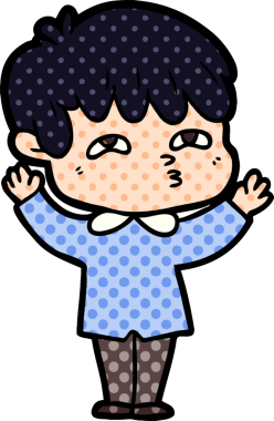 Bir insan tarafından çizilmiş garip bir adam.