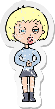 Bir insan tarafından çizilmiş şüpheli bir karikatürün gerilimli yapıştırması.