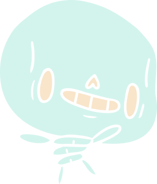 Bir insan tarafından çizilmiş güzel, ölü bir iskelet.