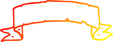 Bir insan tarafından çizilmiş bir çizgi film afişinin sıcak gradyan çizgisi