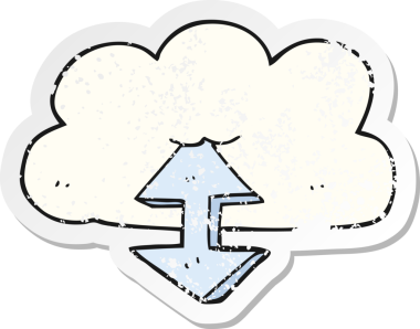 Bir insan tarafından çizilmiş dijital bir karikatürün gerilimli etiketi.