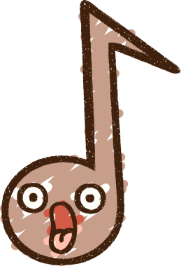 Bir insan tarafından çizilen Müzik Notu Tebeşiri