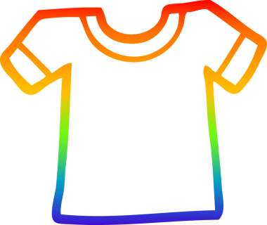 bir insan tarafından çizilmiş karikatür tişörtü çizimi