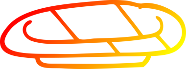 Bir insan tarafından çizilmiş bir karikatür tablosunun sıcak gradyan çizimi