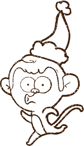 Bir insan tarafından çizilen Çılgın Maymun Kömürü