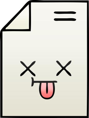 Bir insan tarafından çizilmiş kağıdın gölgeli karikatürü