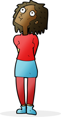 Karikatür meraklısı bir kadın tarafından çizilmiş