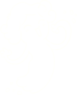 Bir insan tarafından çizilen yüzen hayalet tebeşiri