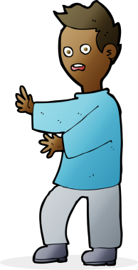 Bir insan tarafından çizilmiş bir karikatür.