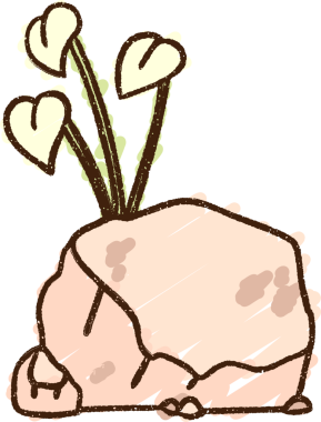 Bir insan tarafından çizilen kaya tebeşiri