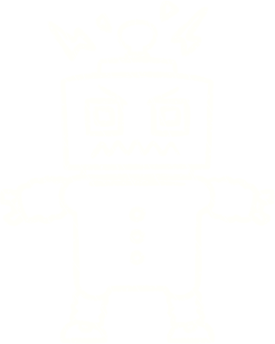 Bir insan tarafından çizilen Kızgın Robot Tebeşiri