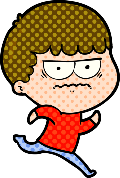 Bir insan tarafından çizilmiş rahatsız bir adam.