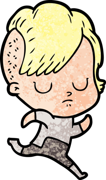 Bir insan tarafından çizilmiş karikatür kadın.