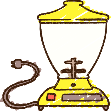 Bir insan tarafından çizilmiş Mutfak Karıştırıcı Tebeşiri