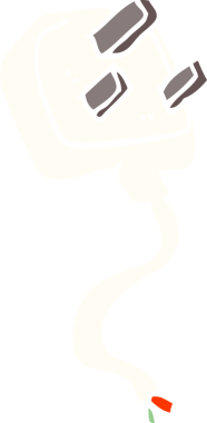 Bir insan tarafından çizilmiş karalama İngiliz fişi.