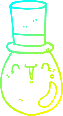 Bir insan tarafından çizilmiş havalı bir karikatür çizimi.