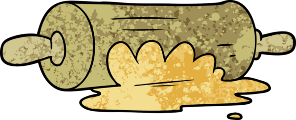 Bir insan tarafından çizilmiş merdane.