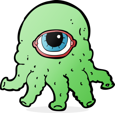 Bir insan tarafından çizilmiş uzaylı kafası.