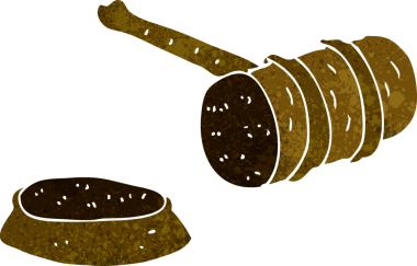 Bir insan tarafından çizilmiş tokmak.