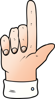 Bir insan tarafından çizilmiş bir çizgi film.