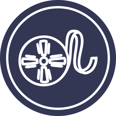 bir insan tarafından çizilmiş bir film makaralı sembol