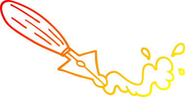 Bir insan tarafından çizilmiş olan çizgi film dolmakalemi.