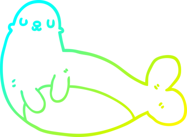 Bir insan tarafından çizilmiş bir karikatür mührü.