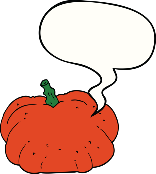 Bir insan tarafından çizilmiş balkabağı.