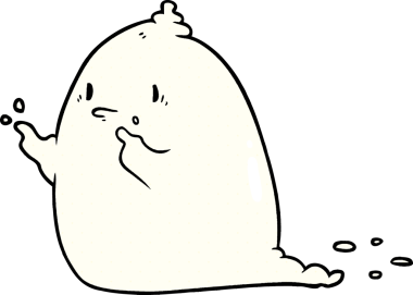 Bir insan tarafından çizilmiş garip bir hayalet.