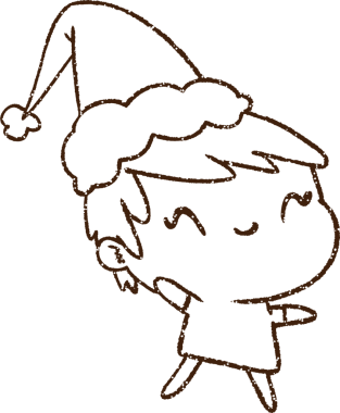 Bir insan tarafından çizilen neşeli kadın kömürü.