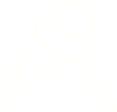 Bir insan tarafından çizilen Büyüteç Tebeşir Çizimi