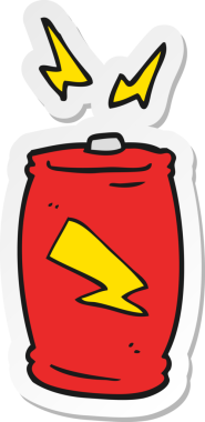 Bir insan tarafından çizilmiş karikatür bataryasının çıkartması.