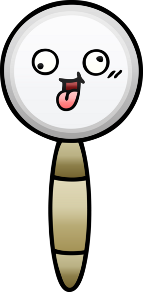 Bir insan tarafından çizilmiş bir büyüteçin gölgelenmiş karikatürü