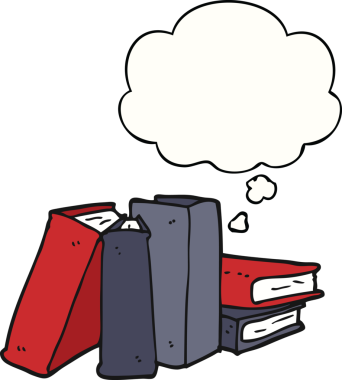 Bir insan tarafından çizilmiş düşünce baloncuklu çizgi romanlar.